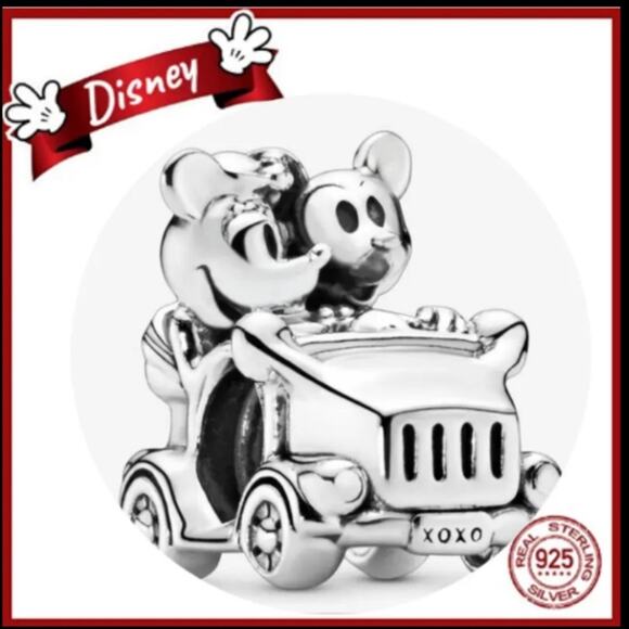 Pandora Mickey & Minnie Mouse Car Charm - Picture 2 of 6
